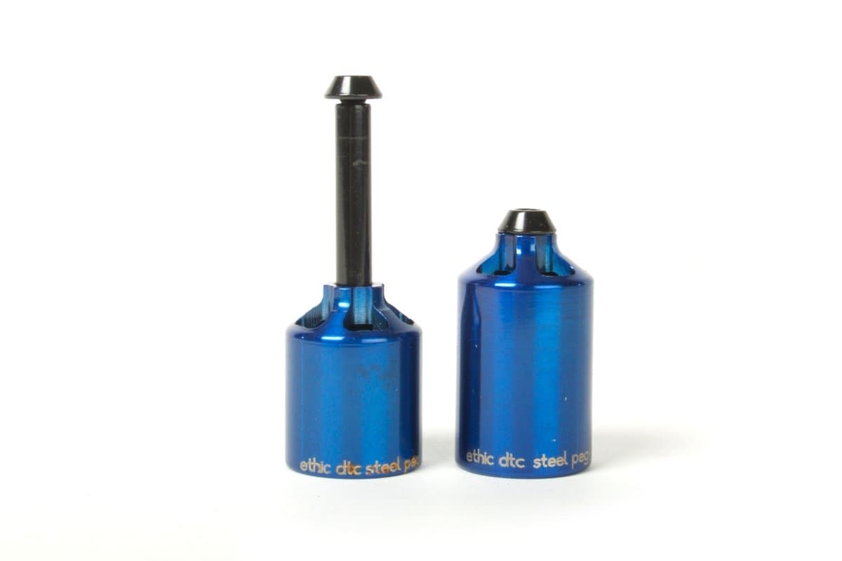 Ethic DTC Steel Stunt Scooter Pegs, Blue