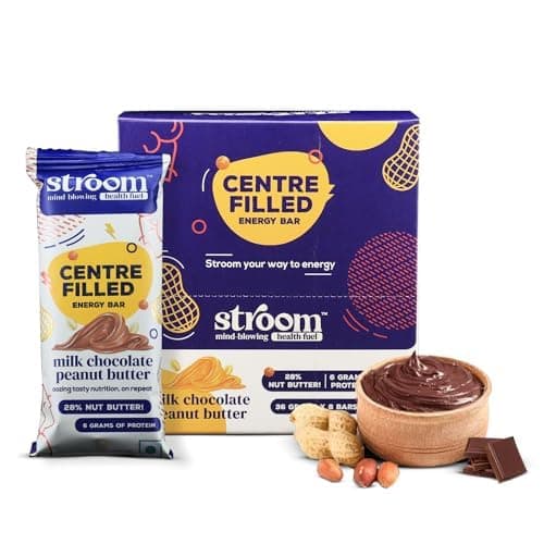 - Asia's First Centre Filled Energy Bars | 6g Protein (8 Bars, 36 Grams Each) | Milk Chocolate Peanut Butter Bar | Nutrition Bars | Healthy Snack Diet I Honey Sweetened l Source of Fibre I No Artificial Preservatives l No Artificial Colors