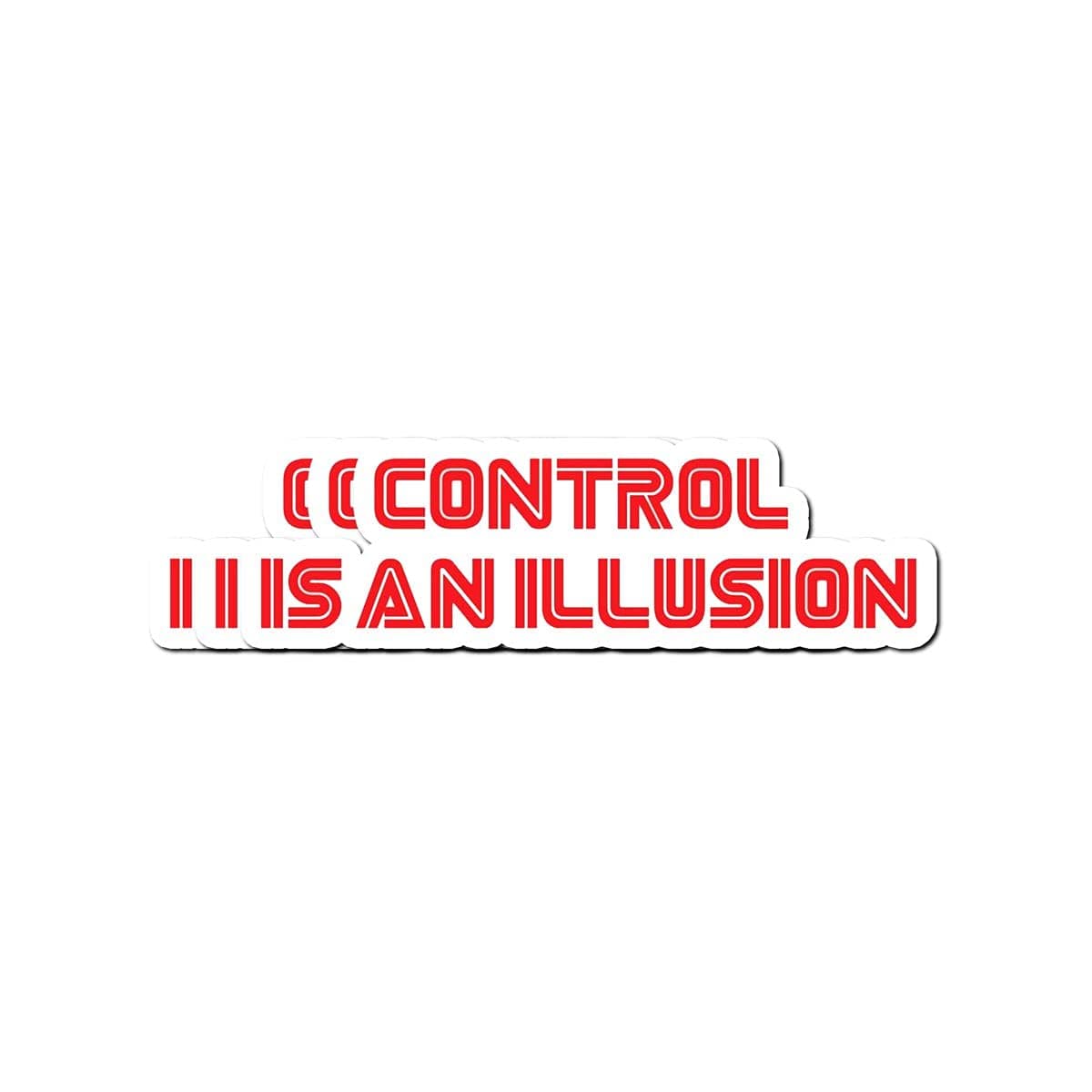 BeliNZStore Mr. Robot - Control is an Illusion Stickers (3 Pcs/Pack)