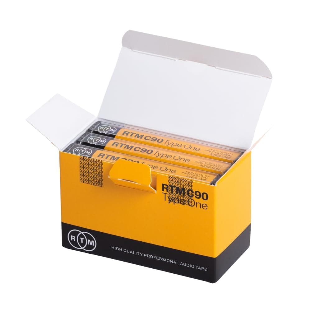 C90 | Type One 90 Minute Blank Music Cassettes | Ideal for Audio Recording | Studio Quality | Pack of 3 Cassettes