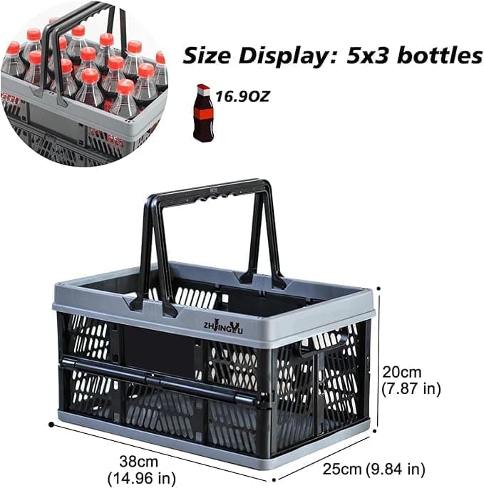 Black Plastic Basket