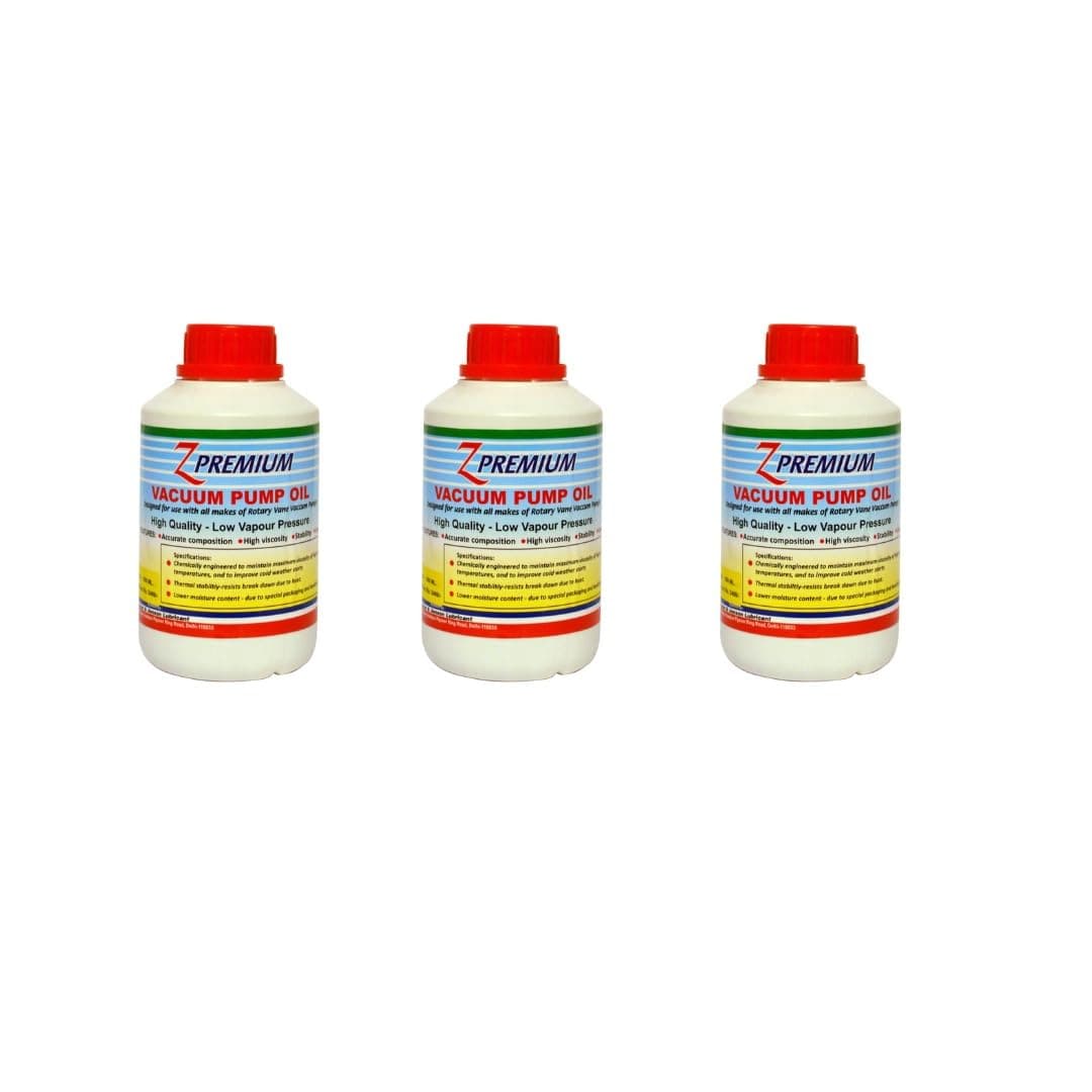 ZPremium Vacuum Pump Oil 500 ml - (3 pc)