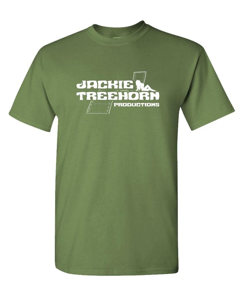 The Goozler Jackie Treehorn Productions - Movie Parody - Mens Cotton T-Shirt
