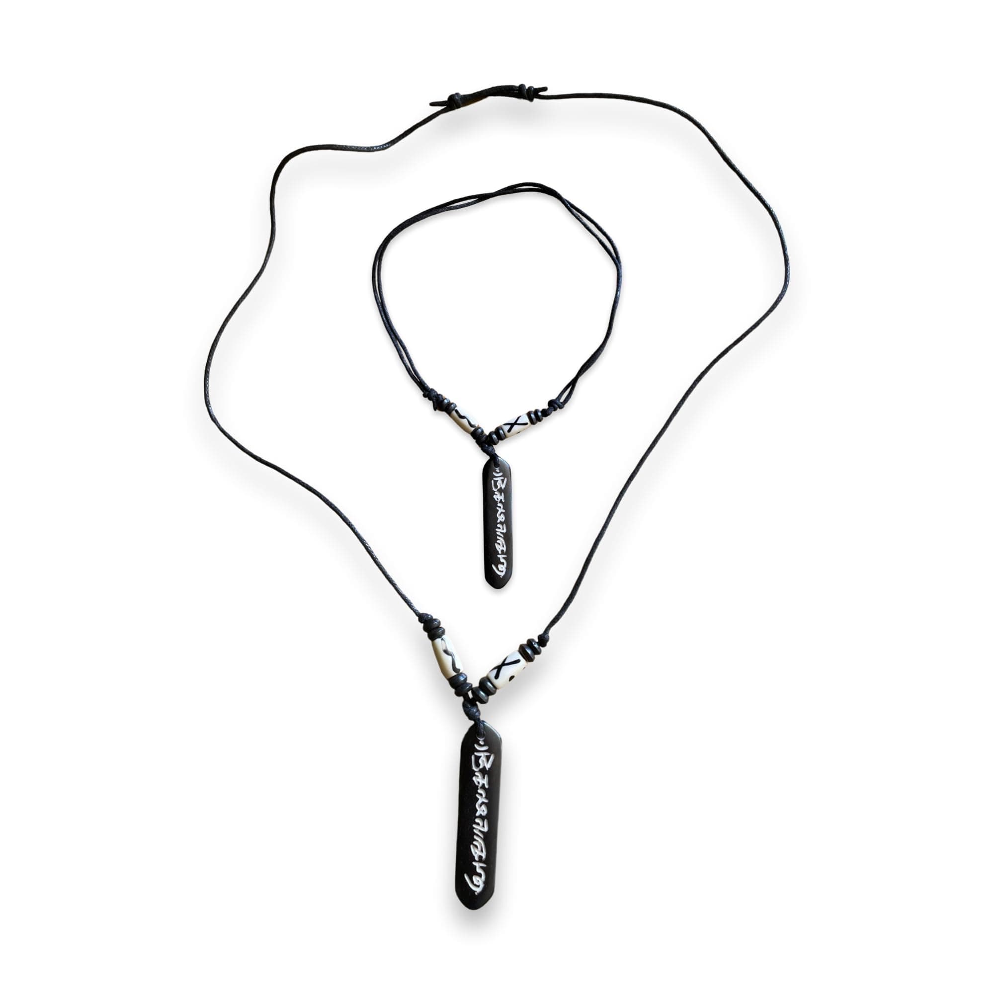 Om Mani Padme Hum Yak Bone Pendant From Nepal