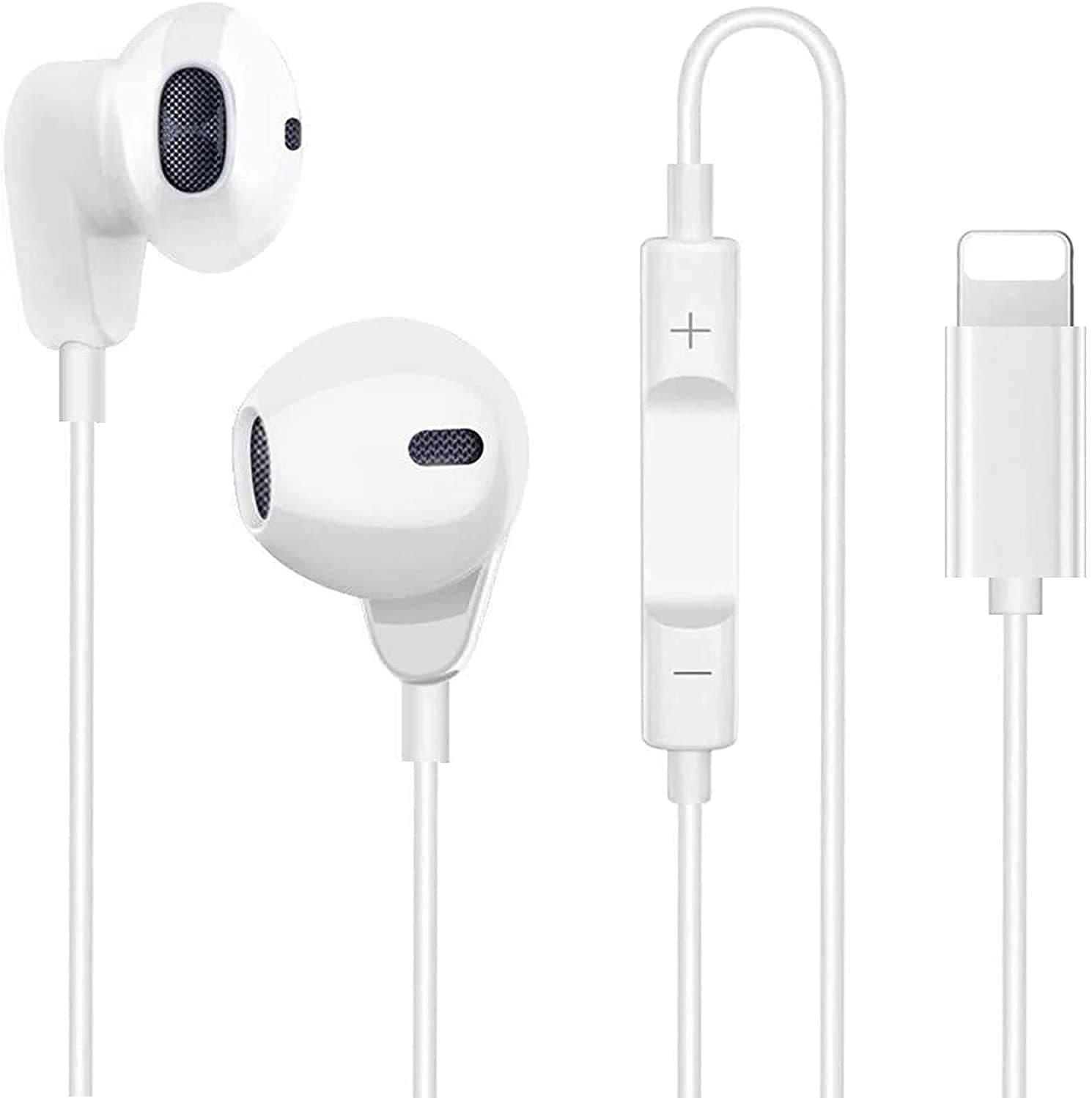 SAMERIVER In Ear Headphones for iPhone 12, HiFi Stereo Earphones for iPhone 7, Wired Earbuds with Mic and Volume Control Compatible with iPhone 11 Pro Max X XS XR 8 Plus 7 PlusSamsung Galaxy S10 / S10 Plus Camera Lens Protector, 【3PACK】 Camera Lens Tempered Glass Protector Film Camera Lens Protection Compatible for Samsung Galaxy S10 Plus/S10/S10+ (HD, Bubble-Free)