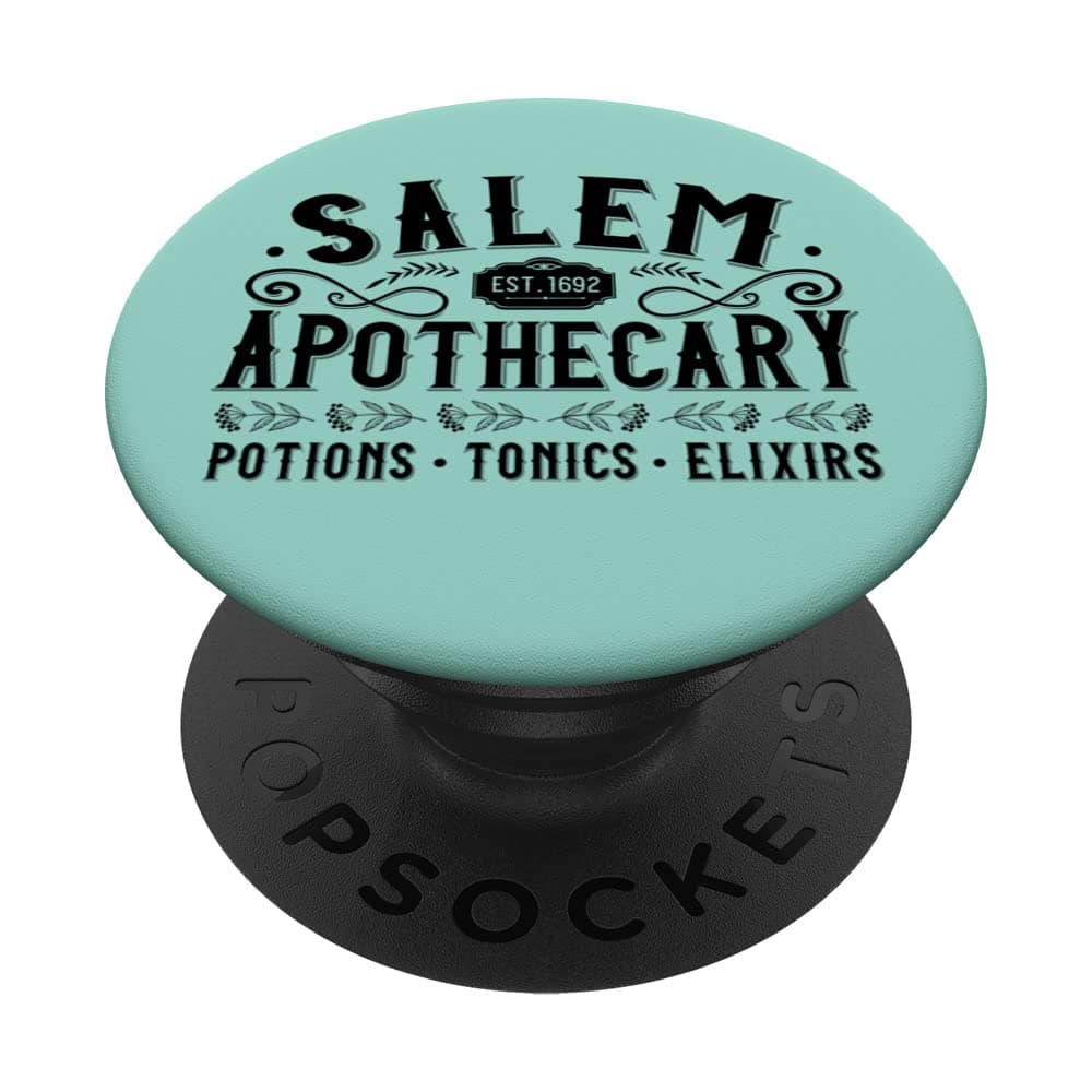 Basic Witch Salem Apothecary Herbalist Elixir Tonic Potion PopSockets Swappable PopGrip