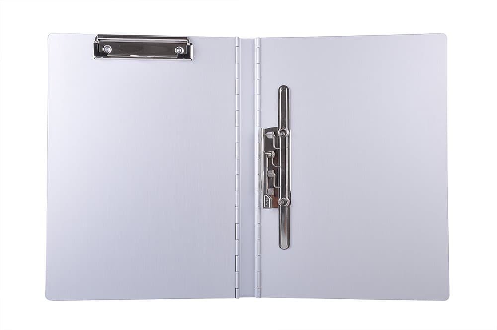 Aluminum Punchless Binder with Dual Stainless Steel Clip for file Organization -Letter Size-8.5 x 12 inches (04)