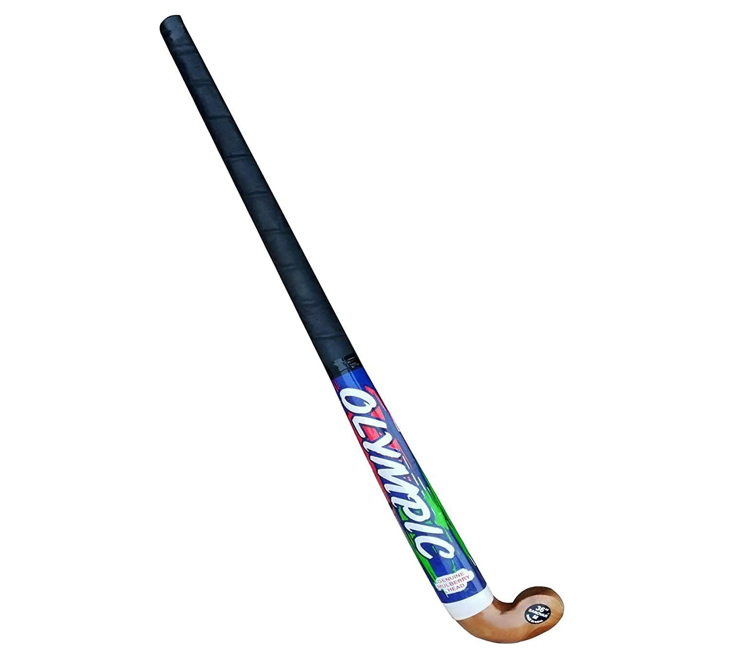 Wooden Hockey Sticks for Men and Women Practice and Beginner Level (L-36 Inch) (Multicolor)