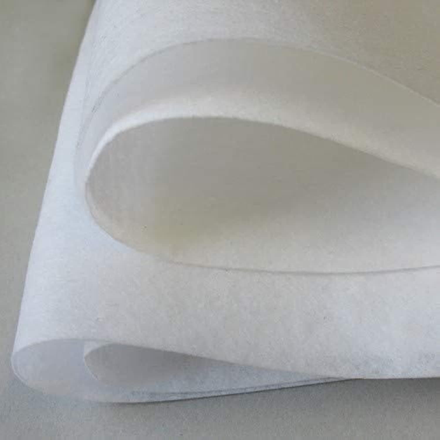 Megumi Interfacing Canvas Paper for Stitching Interfacing Fusible Bukram for Neck, Sleeves Design, Crafting 3 Meters Paper Base Canvas, White
