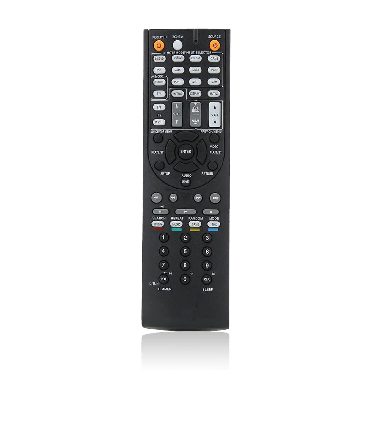 Replacement for Onkyo AV Receiver Remote Control TX-NR626 TX-NR636 RC-866M RC-764M TX-NR515 RC-879M RC-880M TX-SR506 RC-709M TX-SR606 RC-710M TX-SR607 RC-737M TX-NR525 TX-NR535 HT-R391