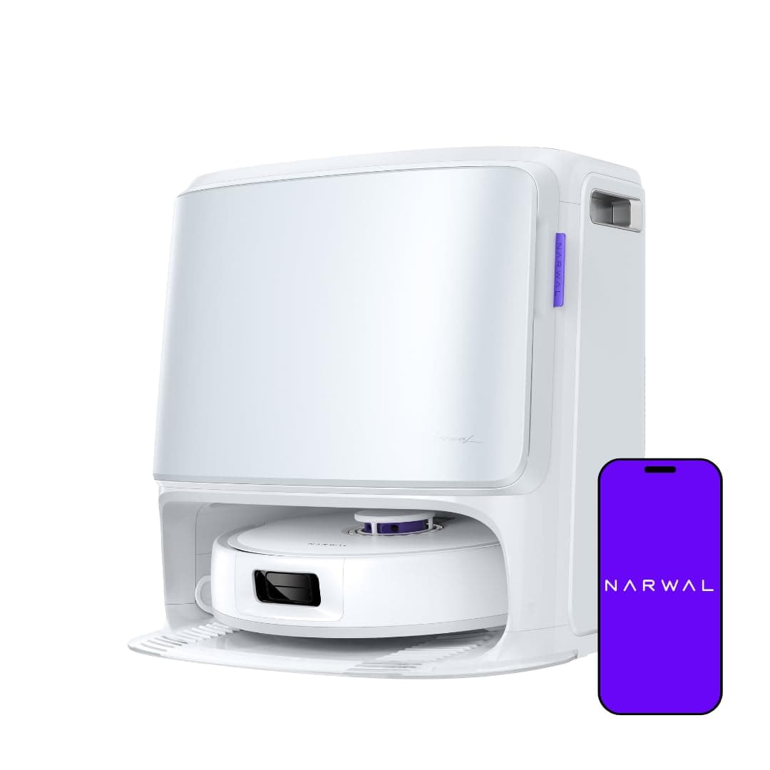 Freo X10 Pro Robot 2-in-1 Vacuum and Mop, 11000Pa Suction, EdgeReach Mopping, Zero Tangle Technology, Self-Emptying with De-Tangling Side Brushes