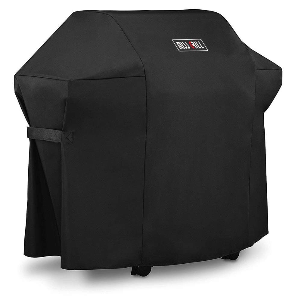 Miss Grill DallasCover Cover 7106 Cover for Weber Spirit 200 and 300 Series Gas (Compared to 7106)，52 x 43-Inch Heavy Duty Waterproof & Weather Resistant Outdoor Barbeque Covers