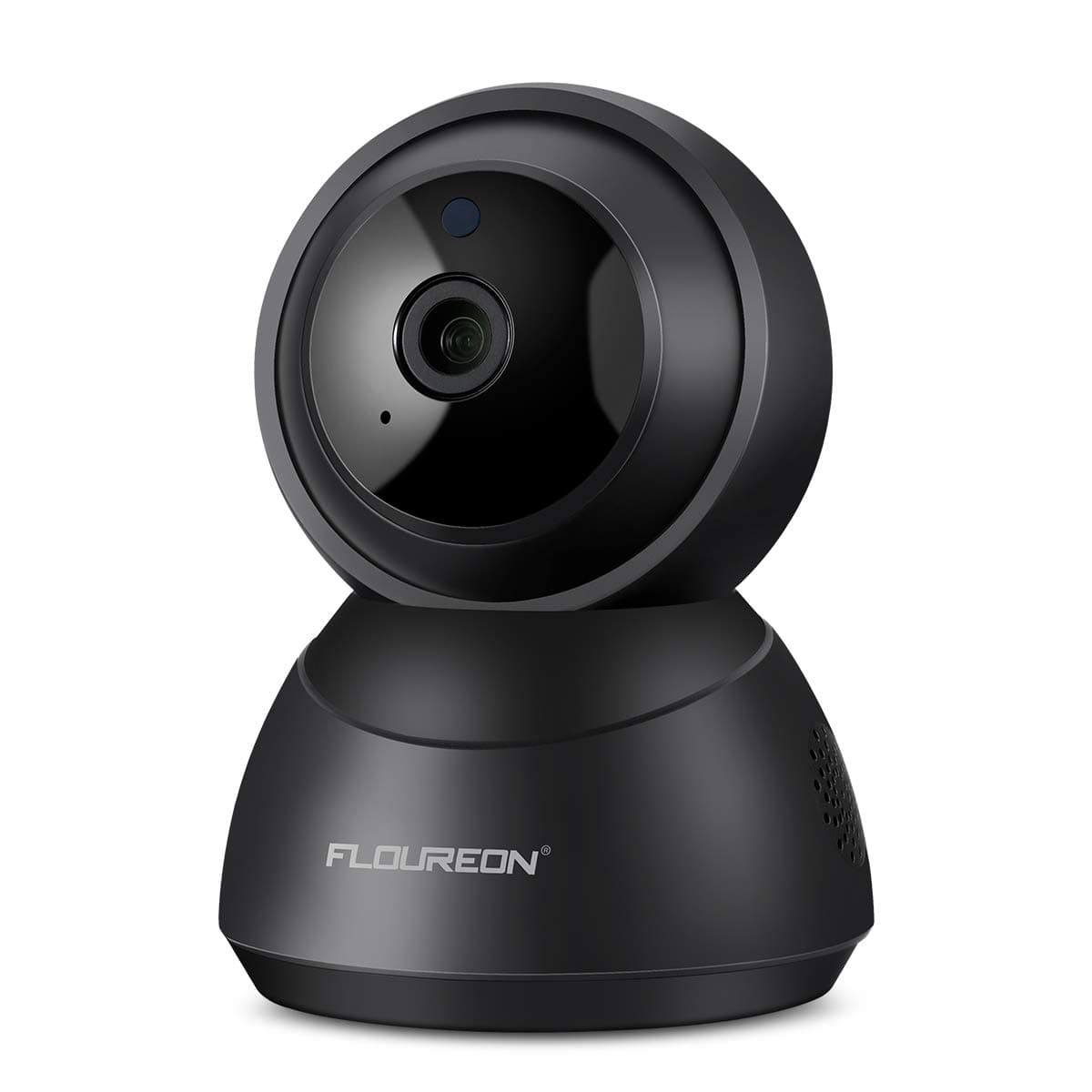FLOUREON WiFi IP Security Camera Wireless 1080P HD Dome Camera for Pet/Baby/Elder Home Surveillance with Smart Tracking,940nm Invisible Night Vision,2-Way Audio Pan/Tilt/Zoom (Black)