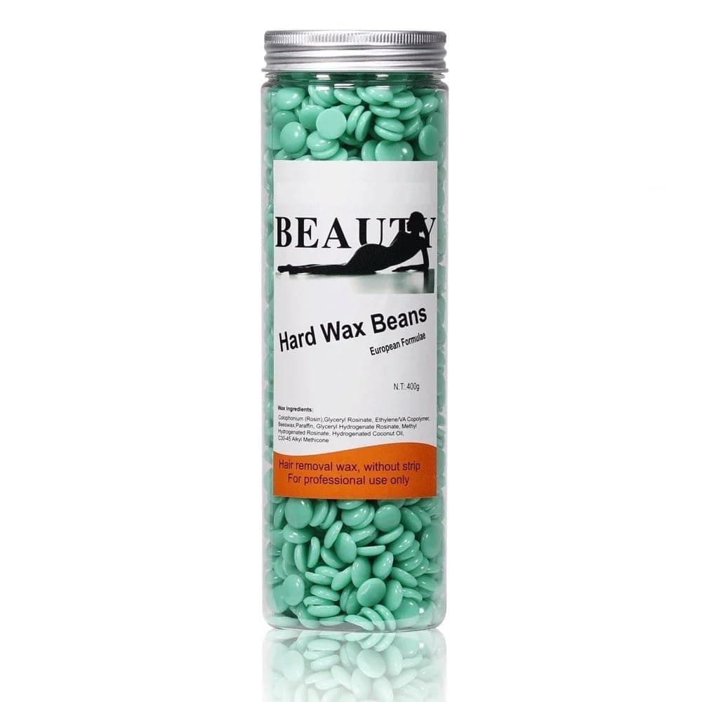 YENKY Hair Removal Hard Body Wax Beans for Face, Arm, Legs Hard Wax Beans No Strip Depilatory Hot Film Hard Wax Pellet Waxing Bikini Hair Removal Brazilian Beans-400GM(MULTICOLOR)