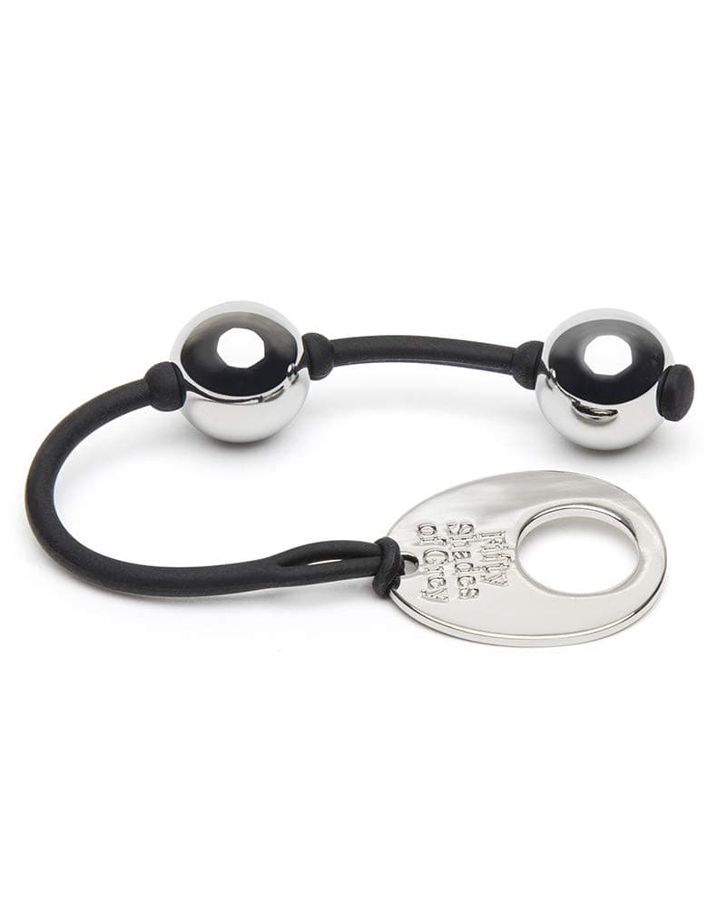 Fifty Shades of Grey Inner Goddess Mini Silver Pleasure Balls for Kegel Toning - 2.75 inch Circumference - 85g