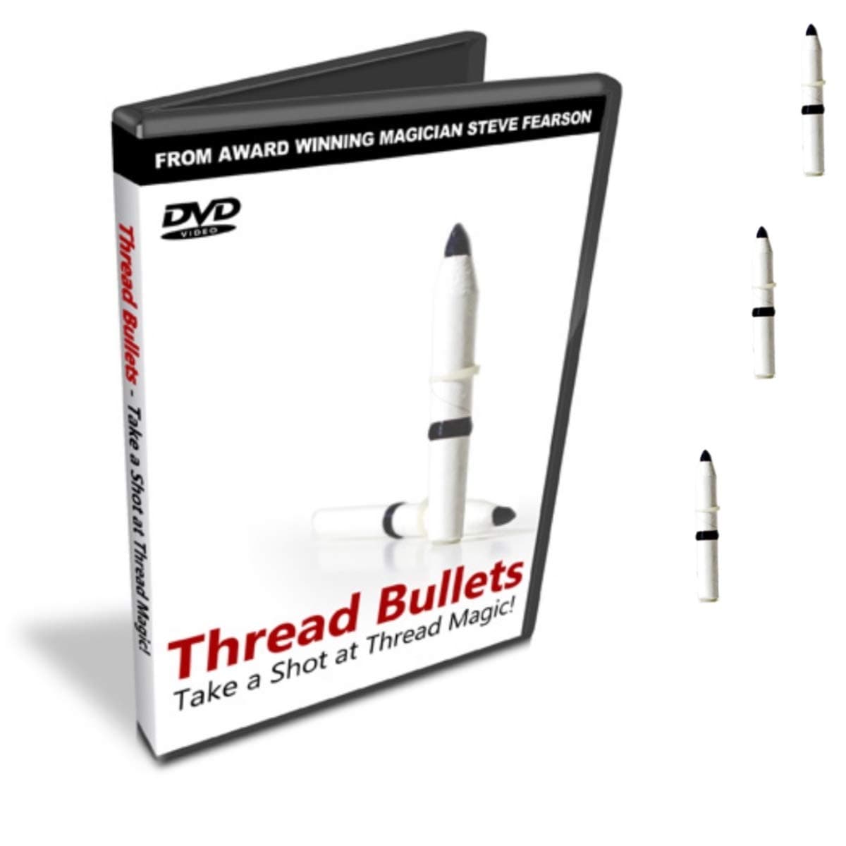 Thread Bullet DVD with 3 Thread Bullets for Floating Magic Tricks