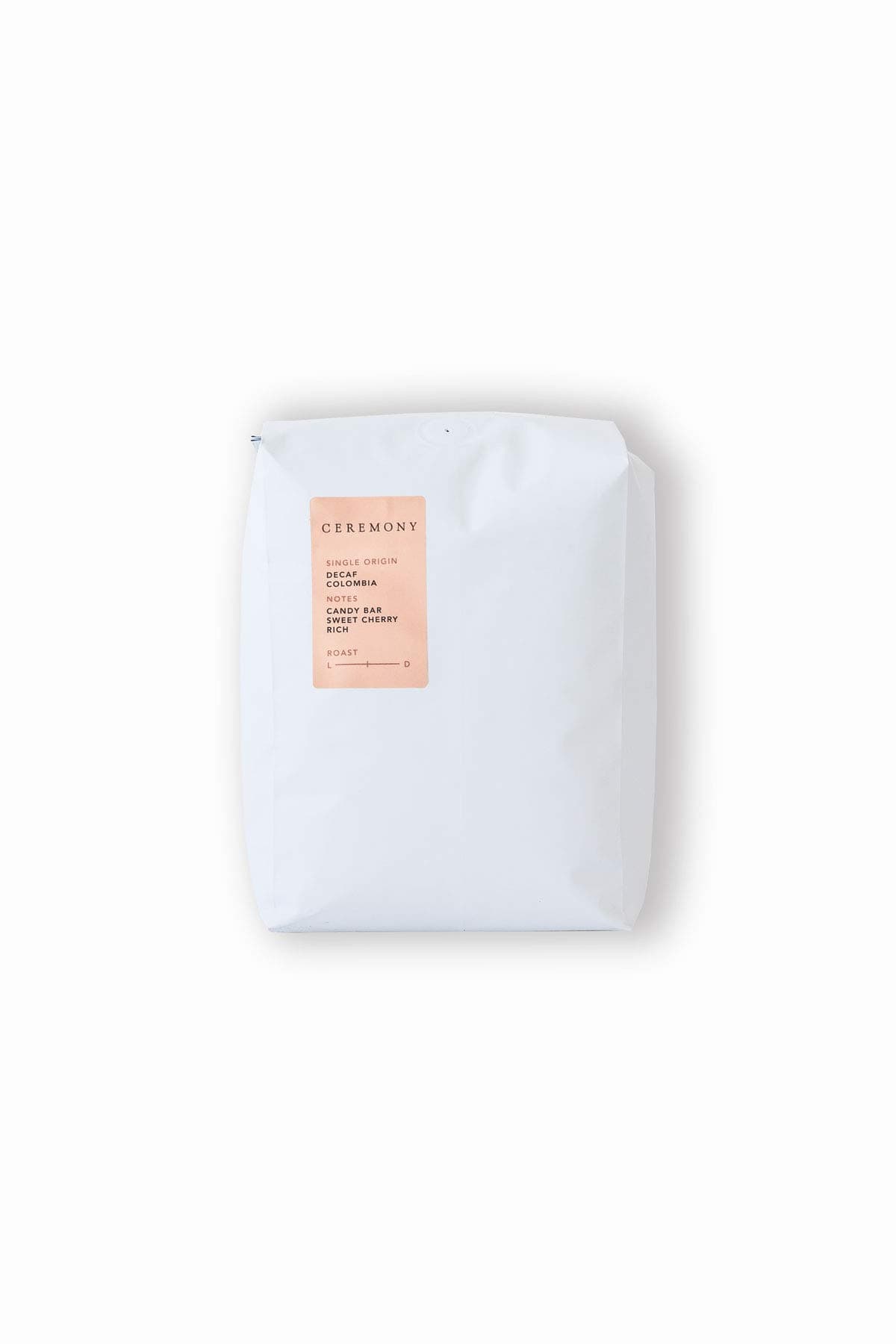 Ceremony Coffee Roasters - Decaf Colombia - Specialty Coffee - 2lb Bag (Whole Bean)