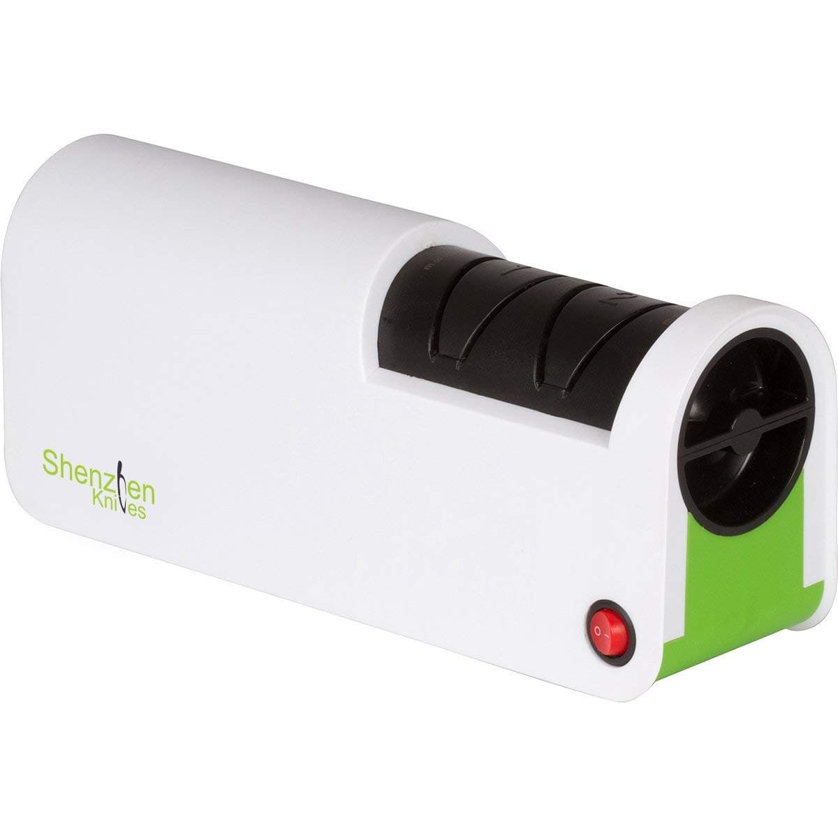 Electric Diamond Knife Sharpener for Ceramic & Steel Knives | Professional Diamond Honing Wheel Sharpening Tool | 2-Stage (Fine & Coarse) Sharpening | Ceramic & Steel Kitchen Knife Sharpener