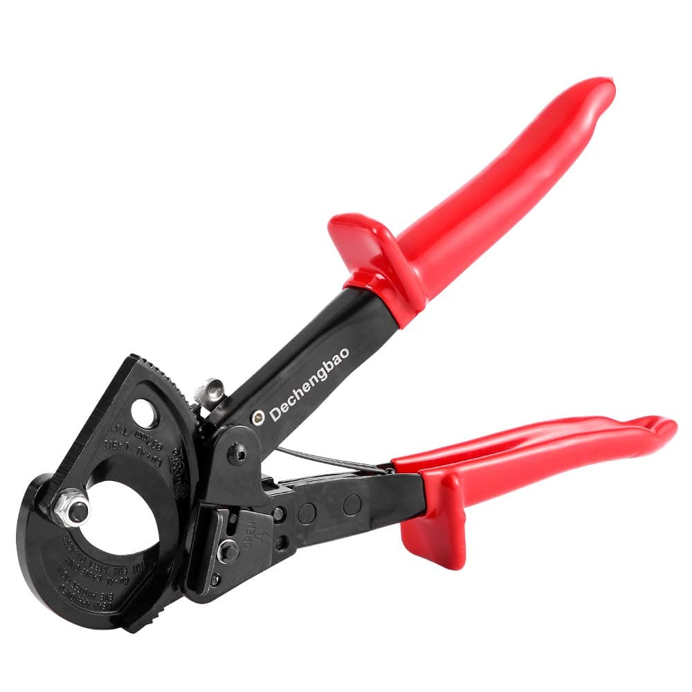Cable Cutter, Heavy Duty Aluminum Ratchet Cable Cutter, Cut Up to 240mm² Ratchet Wire Cutter and Cable Cutter (HS325)