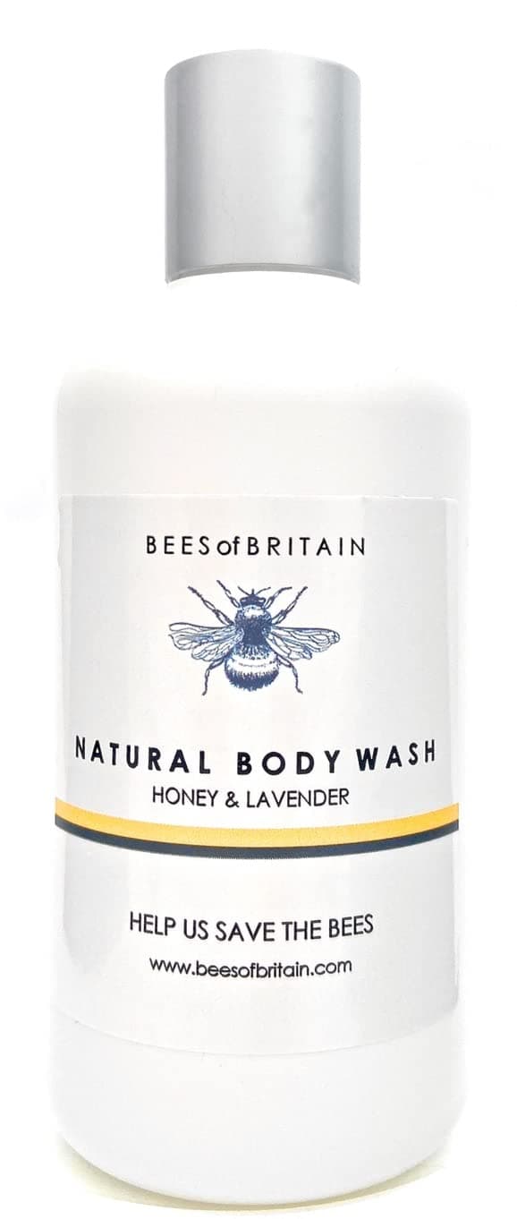 Honey & Lavender Natural Body Wash – pH 5.5 Skin-Neutral & Soap-Free – with Natural Soap Bark (Quillaja) – 250ml