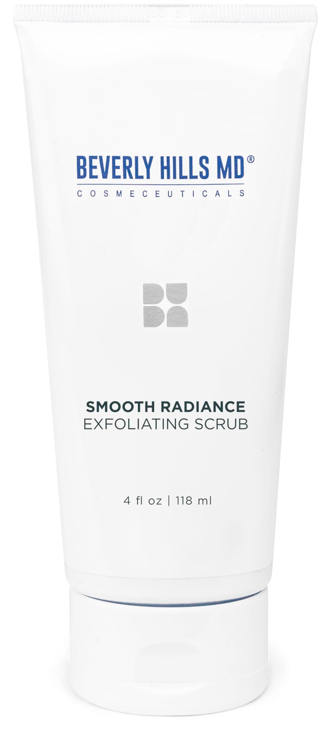 Beverly Hills MD Smooth Radiance Exfoliating Scrub for Aging Skin, Daily Gel Formula for Smooth Skin- Target Dead Skin Cells, Oil, Large Pores w/Crystalide Peptides, Niacinamide, Hyaluronic “Booster”