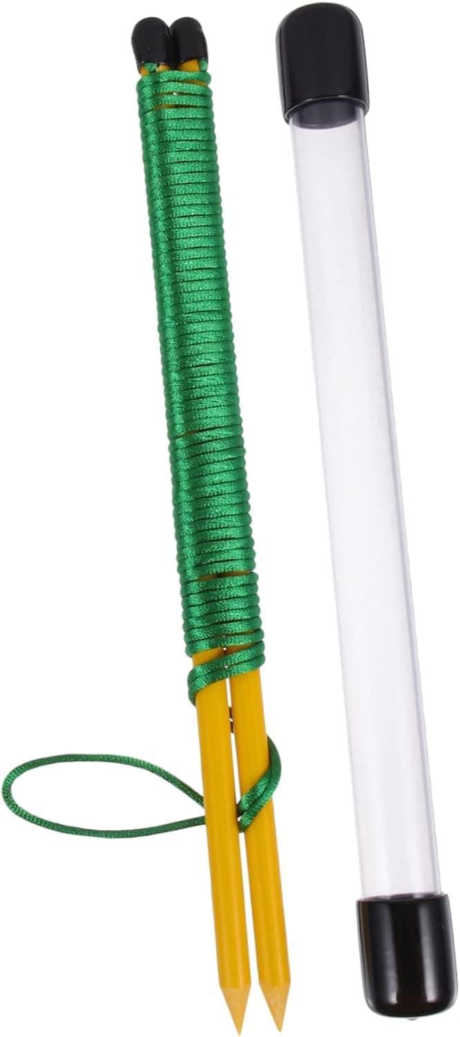 Golf Putting Trainer, Golf Putting Alignment Tool with Guide String, Portable Golf Putting Alignment Line, Adjustable Putting String Training Kit, Lightweight Putting Aid Golf for Parks Lawn(1 pack)