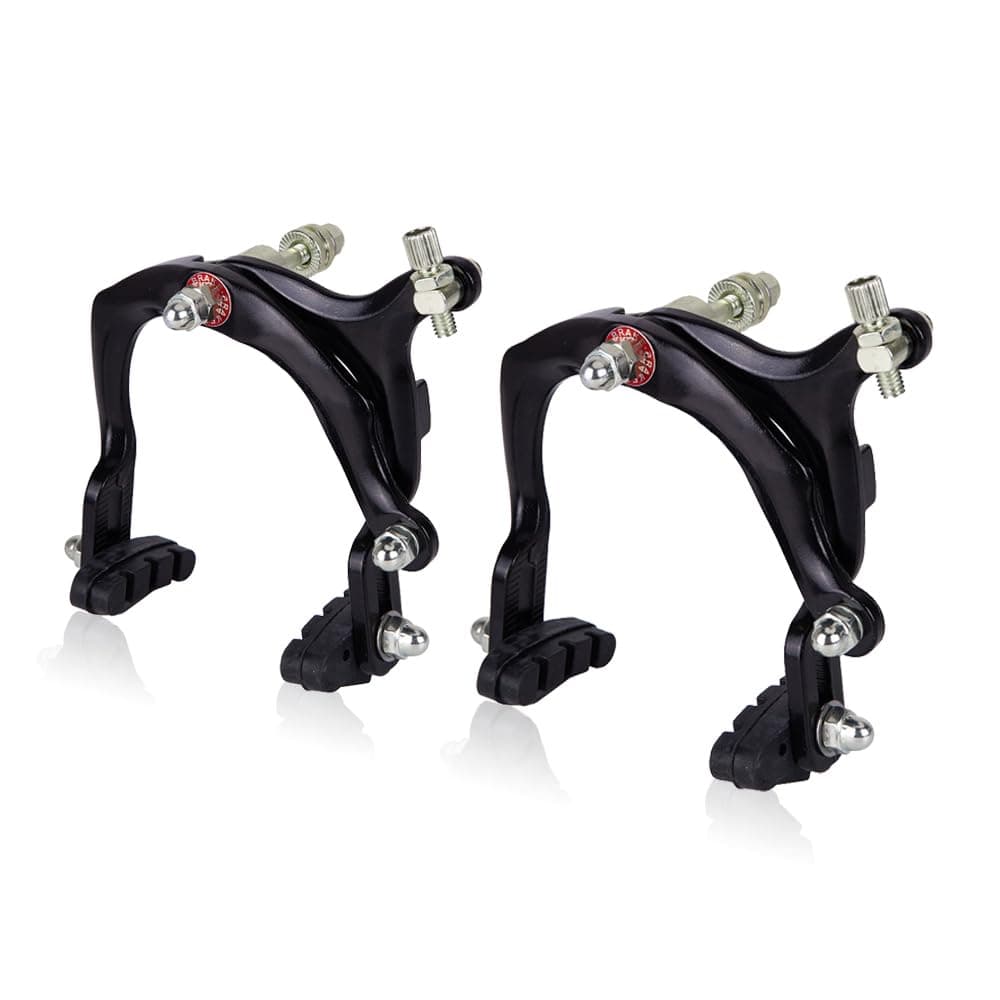 2 Pairs of C-Brake Brake Arm Bicycle Rim Brake Sets Front and Rear V-Brake with 70mm Pads Long Arm 110mm Aluminum Alloy