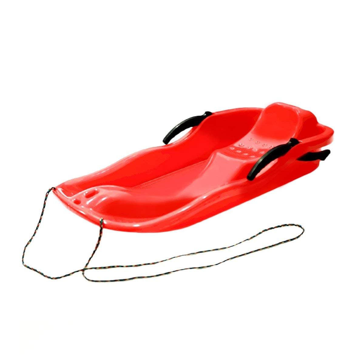 BLA Outdoor Sports Plastic Skiing Boards Sled Luge Snow Grass Sand Board Ski Pad Snowboard With Rope For Double People(Random color)