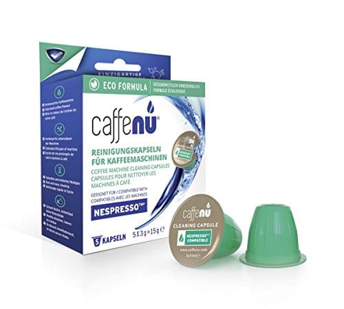 Cilio CaffeNu Cleaning Capsule for Coffee Machine, Acrylic, 3.5聽x 9.5聽x 10聽cm, 5聽Units