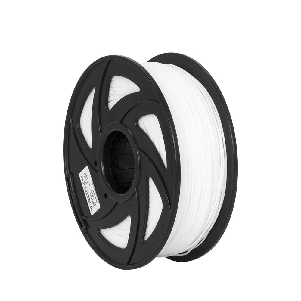 Tronxy Nylon Filament 1.75mm 3D Printer Filament , Dimensional Accuracy +/- 0.05mm, 1KG (2.2 LBS) Spool 3D Printing Filament for 3D Printers, White