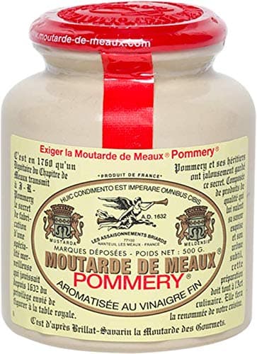 Zypermart Living Mindfully Moutarde de Meaux Pommery Meaux Mustard 500G , Sandwich Spead , Pizza Pasta Spread