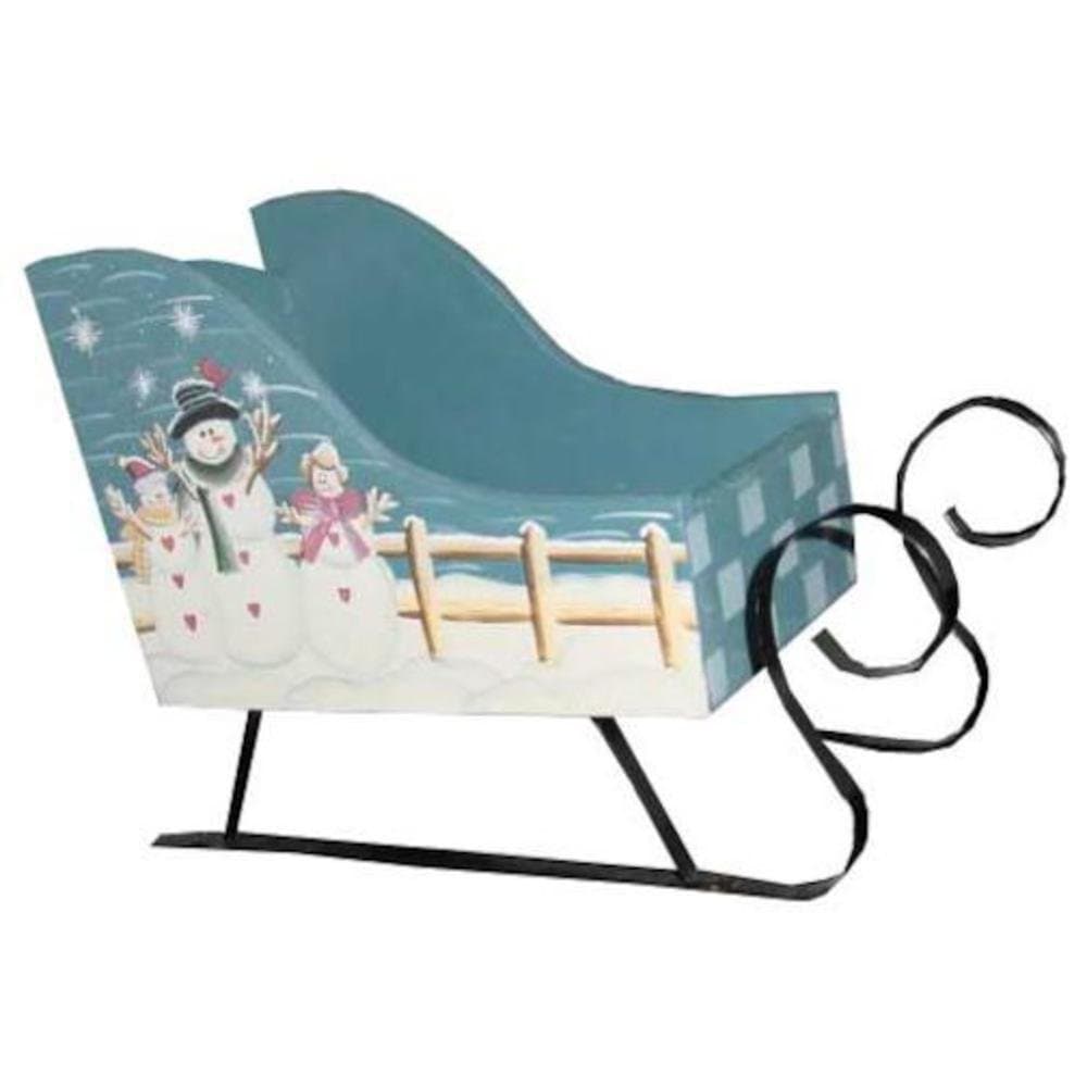 Barjan 1256648 Snow Magic Sleigh Snowman Family
