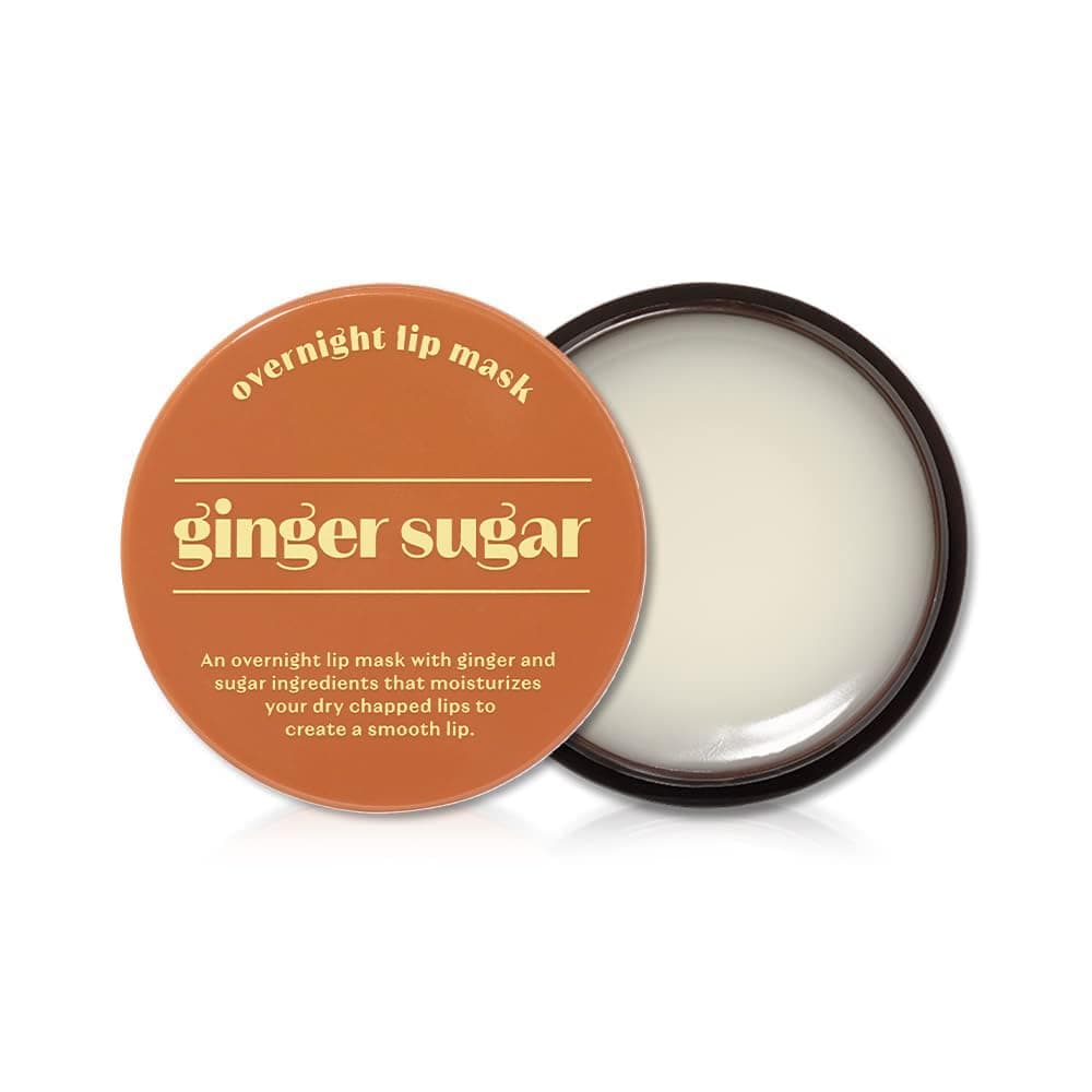 ETUDE Ginger Sugar Overnight Lip Mask 23G Korean Lip Sleeping Mask Skin Care Smooth And Moist Lips Natural Ingredients Ginger