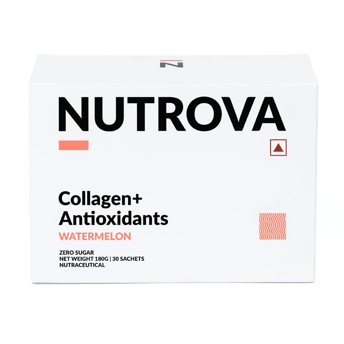 Collagen+ Antioxidants | Marine Collagen Supplements Powder for Men & Women | Improves Skin Hydration, Reduces Damage | Skin, Hair & Nails | Zero Sugar - Watermelon | 30 Servings