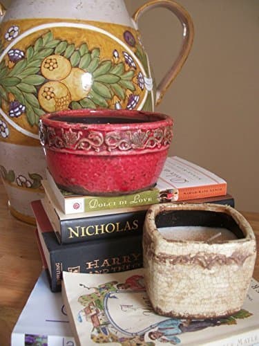 Swan Creek Vintage Bowl Red Currant Pottery Candle, 17 Oz.