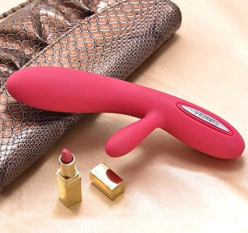 SVAKOM Luxury Rechargeable Heated Rabbit & 17 Oz Paraben Free Premium Water-Based Lubricant Forplay Premier