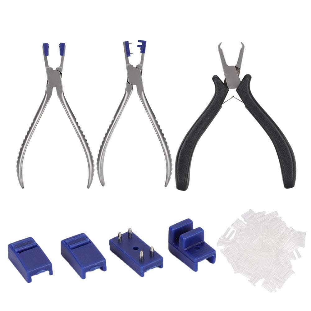 Rimless Eyeglasses Plier, Optical Glasses Adjusting Pliers Repairing Kit Professional Eyeglass Repair Disassembly Frames Tools Frame Silhouettes Plier for Assemble Disassemble 3pcs