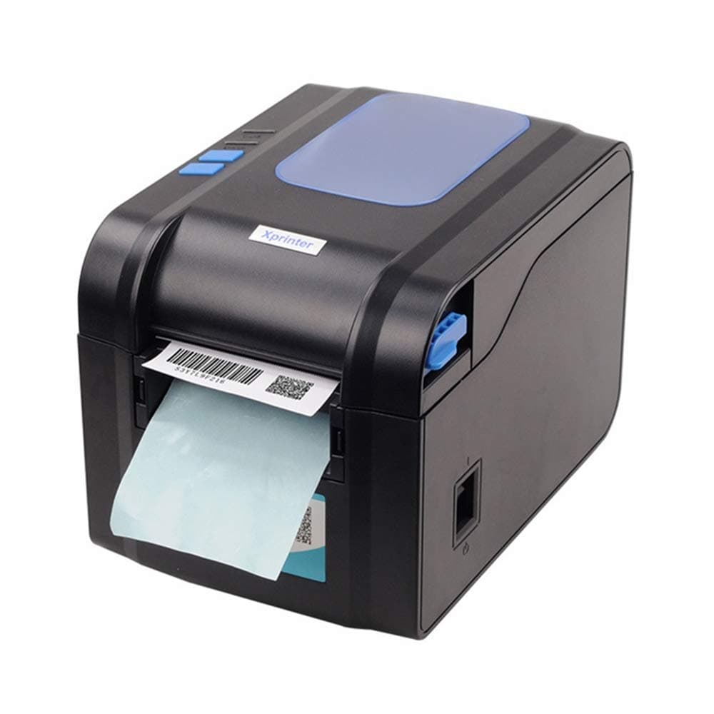 Label Barcode Printer for Supermarket Label Barcode Printer 3 Inch USB Port Direct Thermal Desktop Label Printer XP-370B
