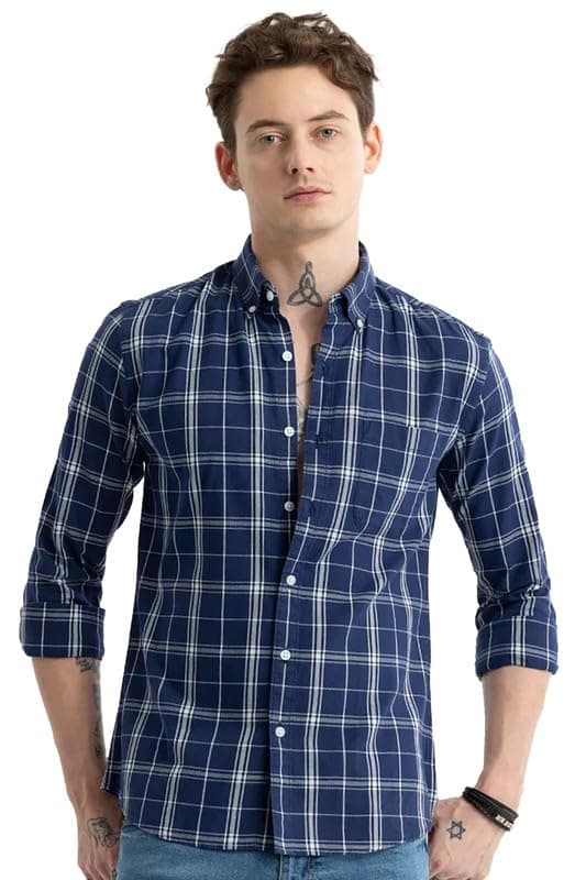 U-TURNU-Turn Casual Shirt for Men|| Shirt for Men|| Stylish Latest Shirt for Men || Printed Checkered Shirt for Men