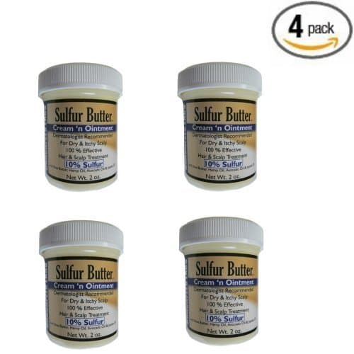 4 Pack - Sulfur Butter Creme 'N Ointment by Sulfur Butter