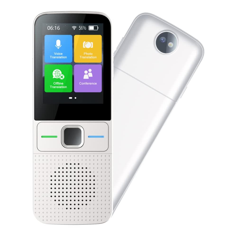SKYXIU Language Translator Device,Portable Instant Translator Device,Online 137 Languages WiFi/Hotspot/Offline 12 Languages Two- Way Instant Translator