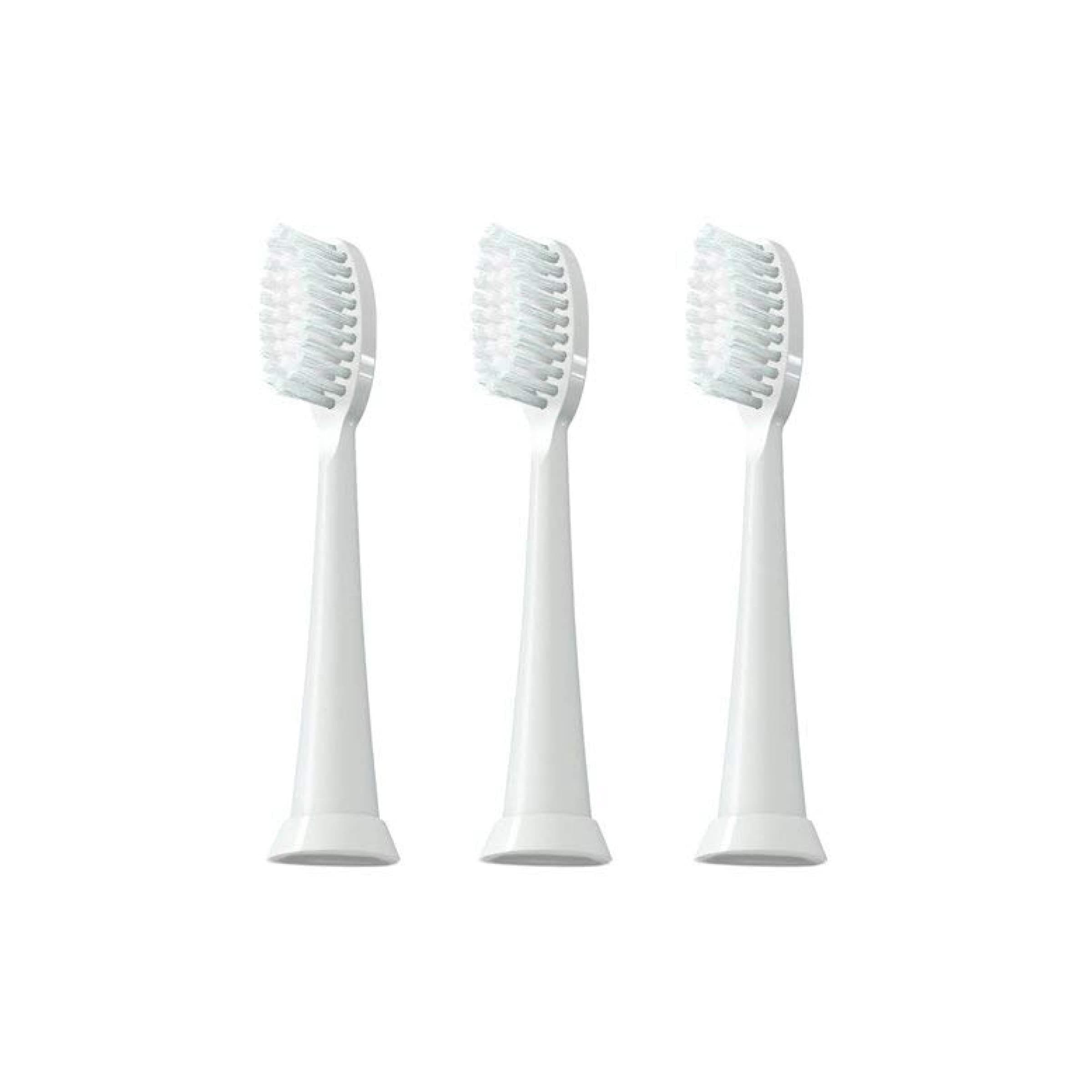Sonic Electric Toothbrush Replacement Heads (3-Pack) – Replacement Heads for the TAO Clean Electric Toothbrush and Docking Station, White