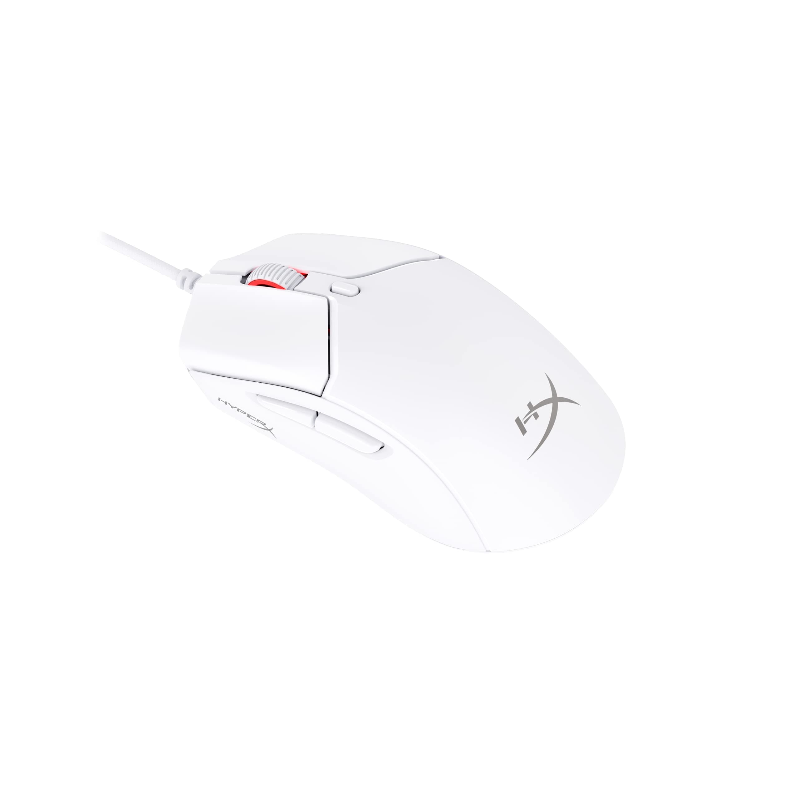HyperX Pulsefire Haste 2 USB Type-A Wired RGB Gaming Mouse, Up to 26K DPI, HyperX 26K Sensor, 53g Ultra-Lightweight, 6 programmable Buttons, 8K Hz Polling Rate, 24 Months Warranty - White [6N0A8AA]