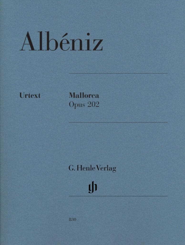 Isaac Albéniz - Mallorca op. 202: Besetzung: Klavier zu zwei Händen