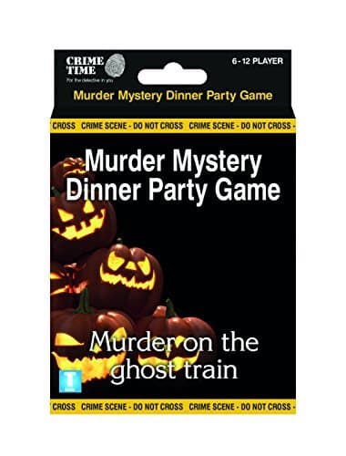 Crime Time Murder on The Ghost Train - Murder Mystery Gift Box - downloadable Game for 6,8,10 or 12 Players