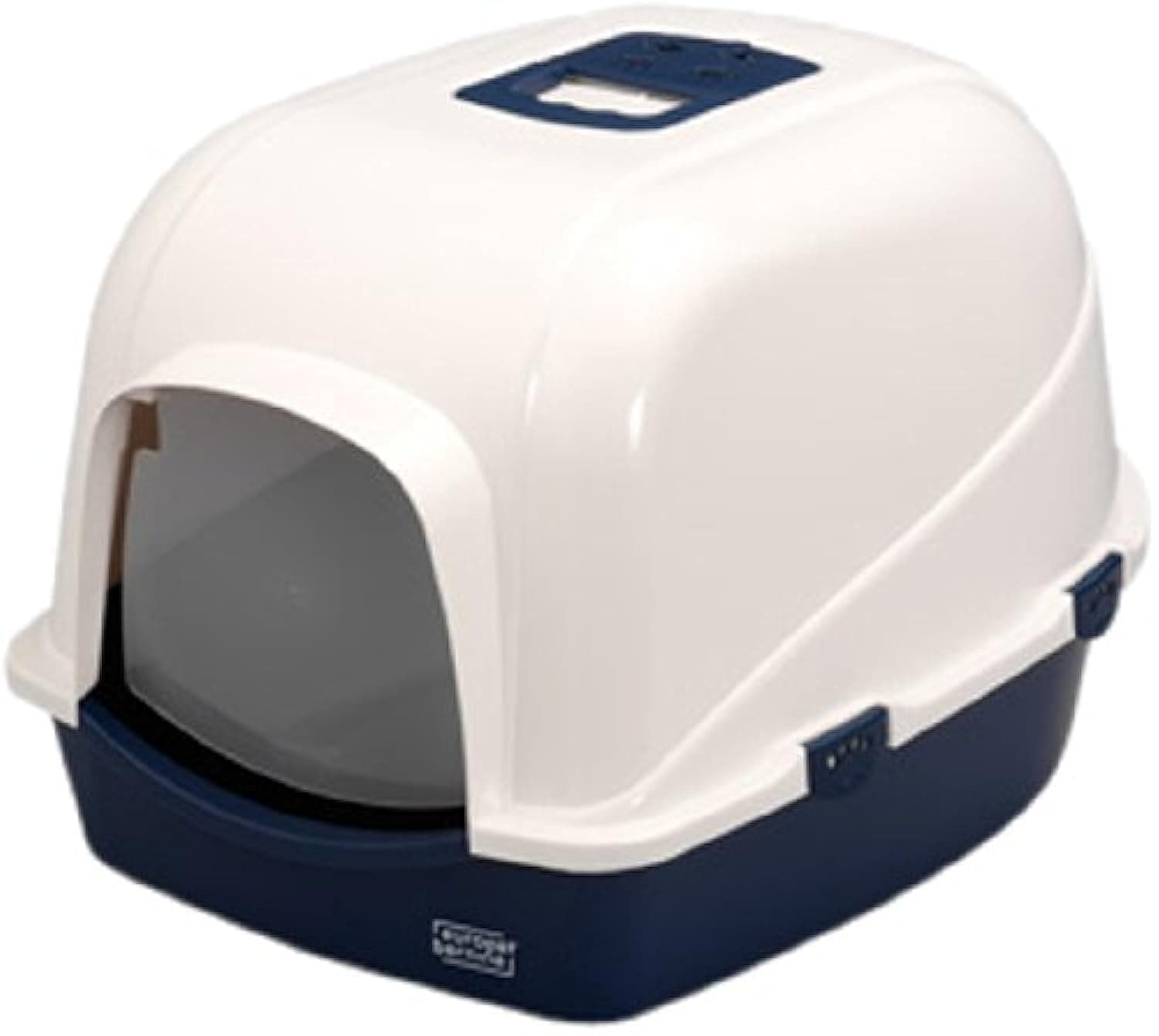 Eco Jumbo Cat-Litter-House, 56 by 70 by 46cm, Blue