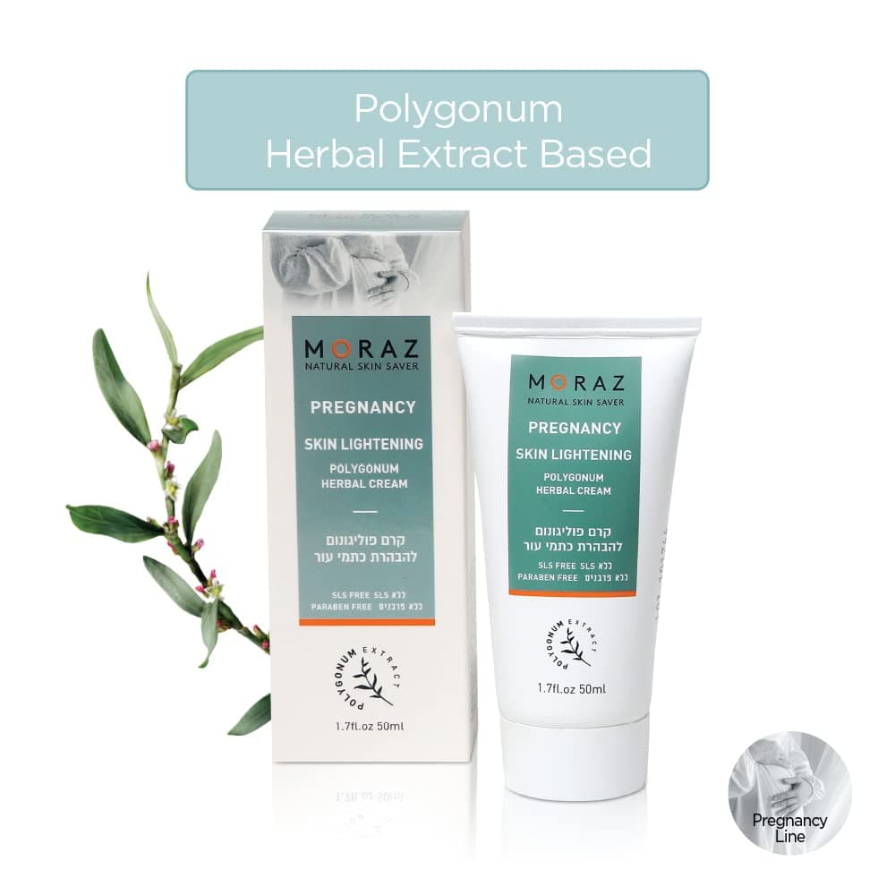 Moraz Polygonum Skin Lightening Cream, 50 ml for Body Areas that Become Darker
