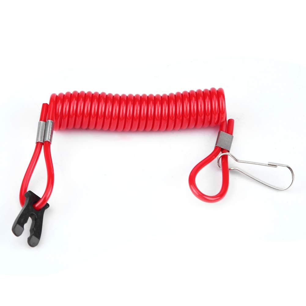 Kill Switch Lanyard for Suzuki Safety Kill Stop Switch, Boat Engine Safety Kill Stop Switch Outboard Motor Engine Ignition Emergency Safety Lanyard Cord for Suzuki