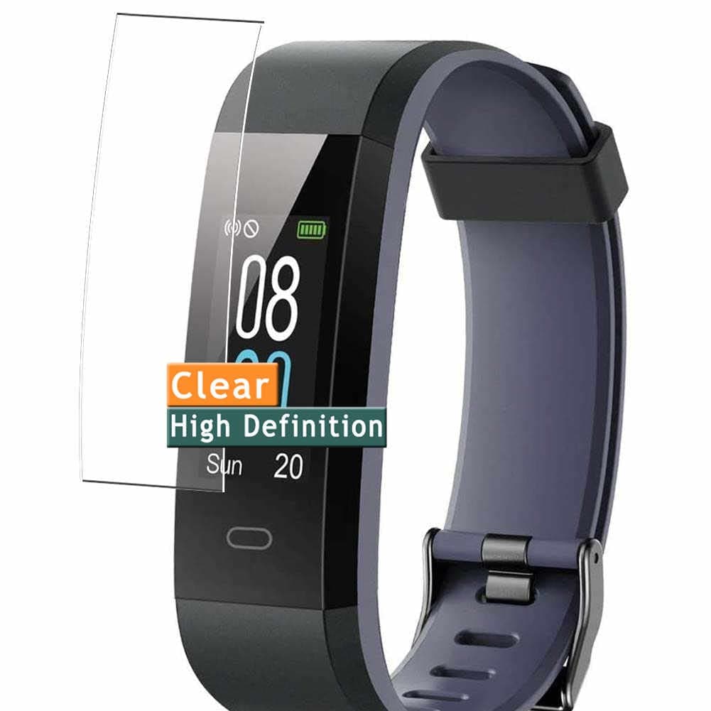 3-Pack Screen Protector, compatible with Willful SW350 ID115C Fitness Tracker Smart Watch TPU Film Protectors Sticker [ Not Tempered Glass ]