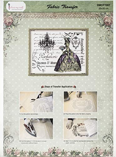 Dress My Craft Fabric Transfer Sheet 24X34cm-European, European Queen